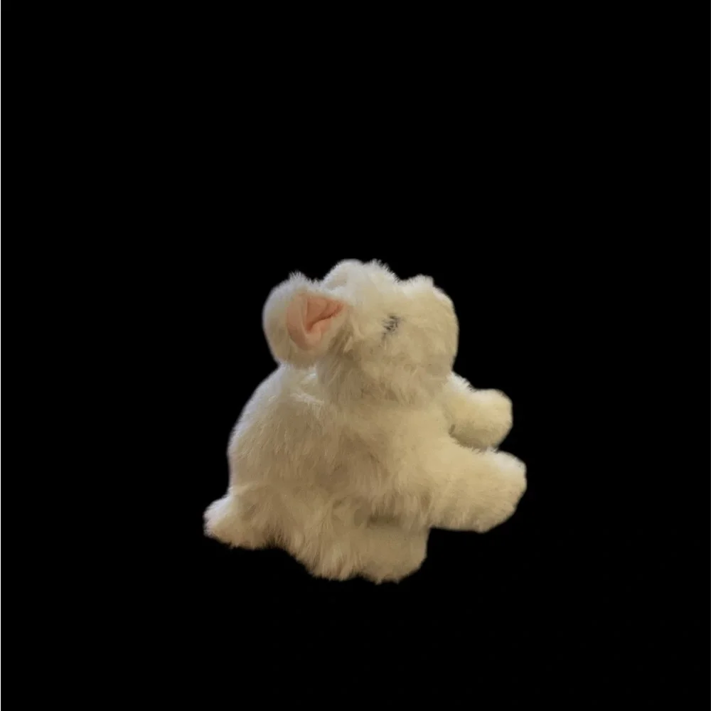 FurReal Friends 2011 Hop n’ Cuddle Interactive White Bunny Rabbit Moves WORKS